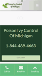 Mobile Screenshot of poisonivycontrolofmichigan.com